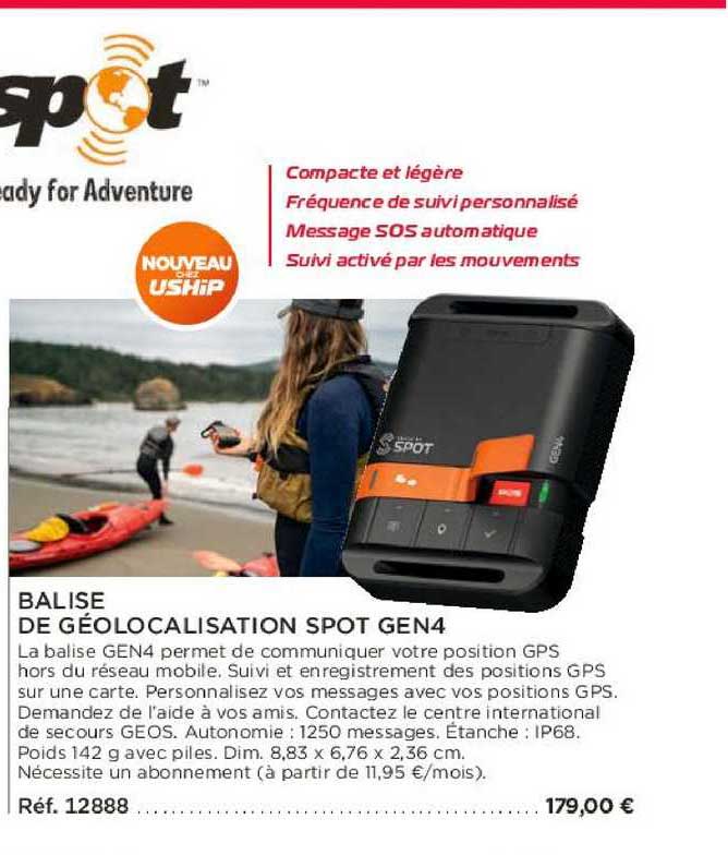 balise de géolocalisation spot gen4
