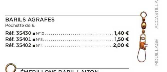 barils agrafes