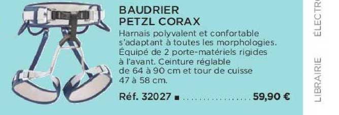 baudrier petzl corax