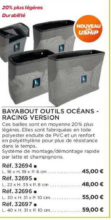 bayabout outils océans-racing version