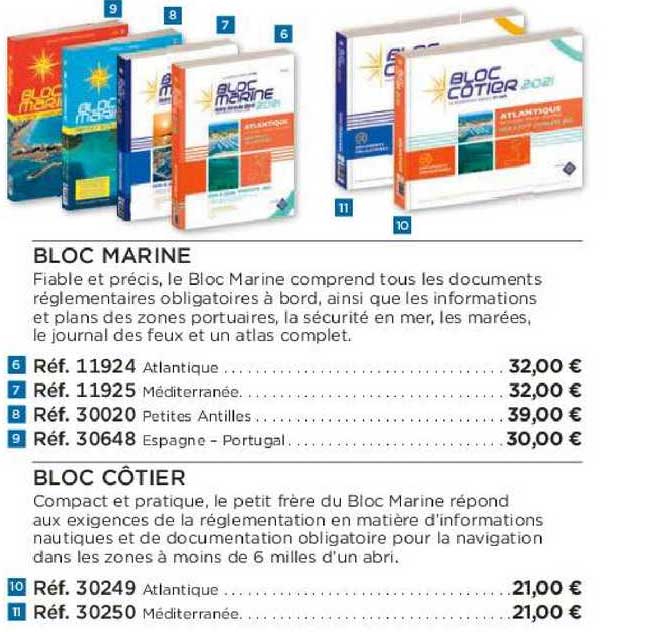 bloc marine bloc côtier