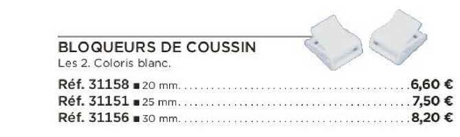 bloqueurs de coussin