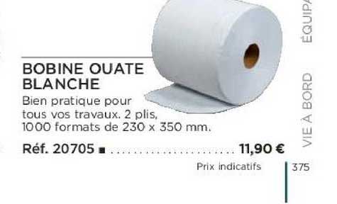 bobine ouate blanche