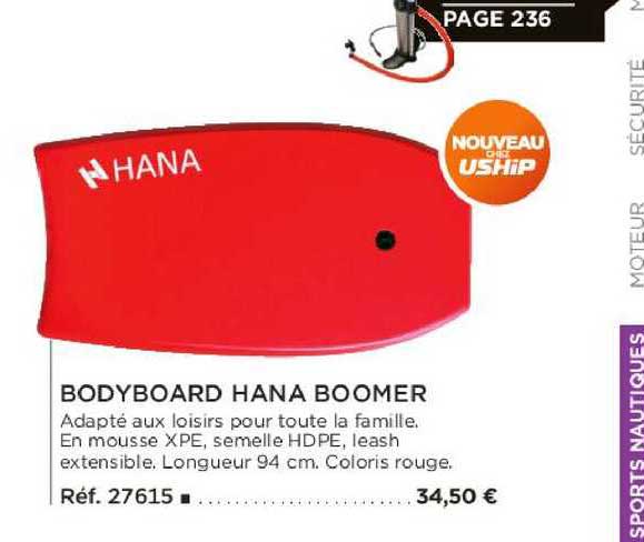 bodyboard hana boomer