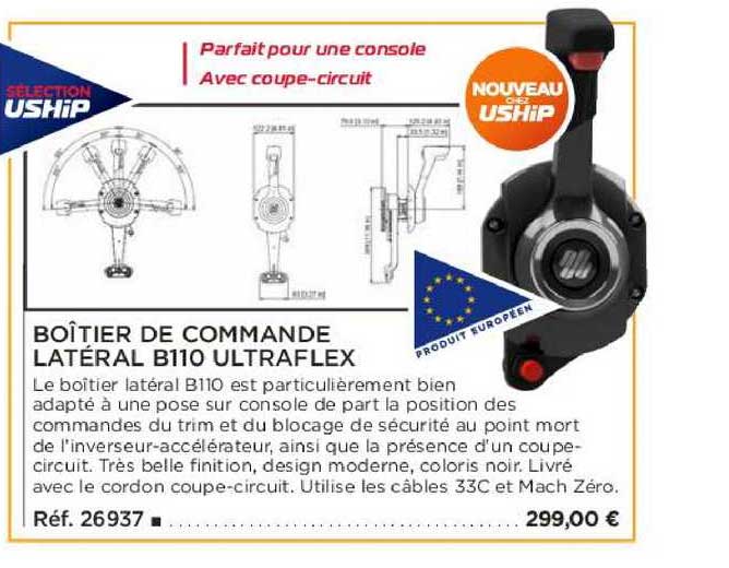 boîtier de commande latéral b110 ultraflex