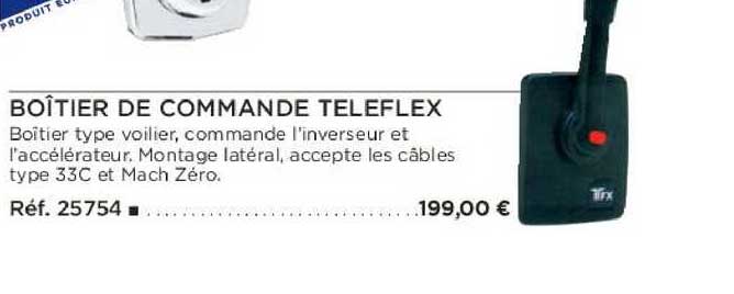 boîtier de commande teleflex