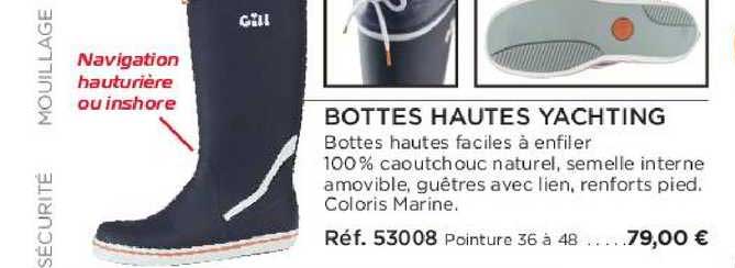 bottes hautes yachting