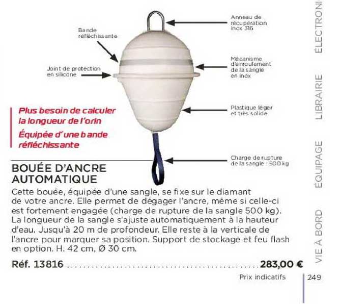 bouée d'ancre automatique