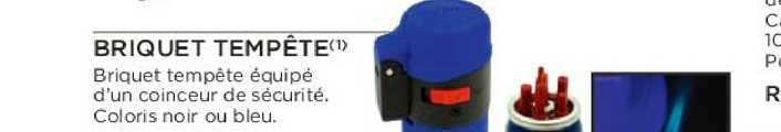 briquet tempête