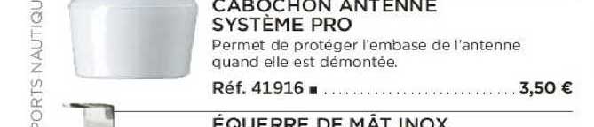 cabochon antenne système pro