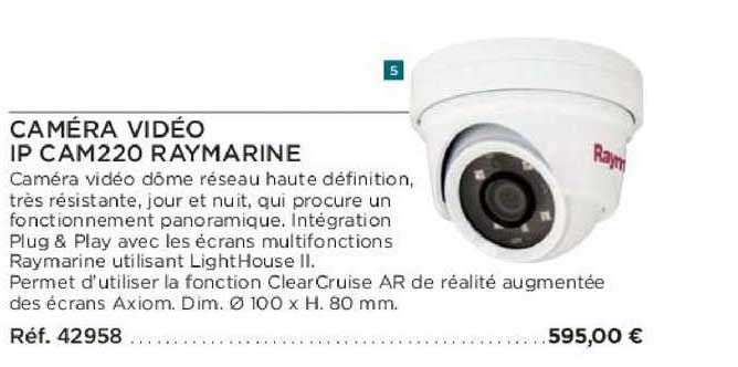 caméra vidéo ip cam220 raymarine