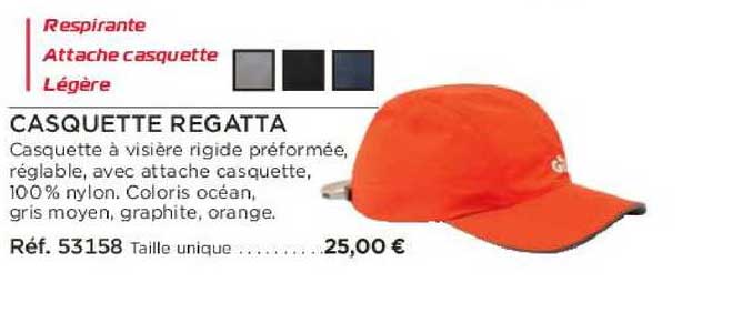 casquette regatta