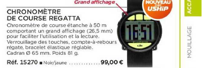 chronomètre de course regatta
