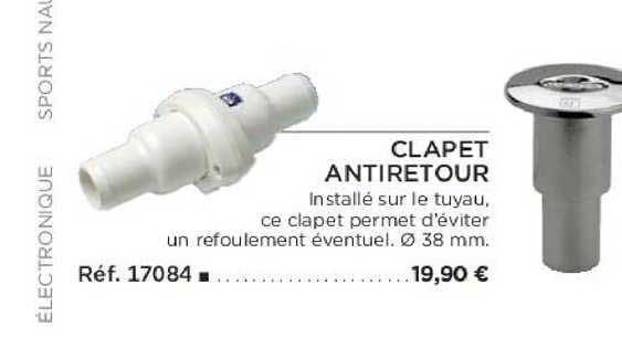 clapet antiretour