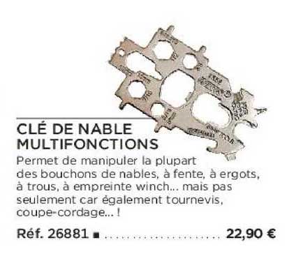 clé de nable multifonctions