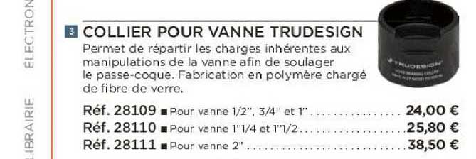 collier pour vanne trudesign