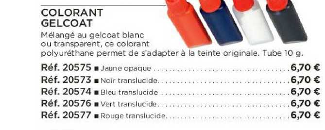 colorant gelcoat