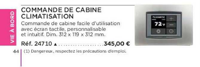 Commande De Cabine Climatisation