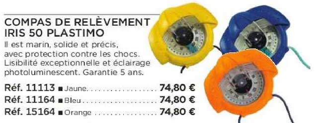 compas de relèvement iris 50 plastimo