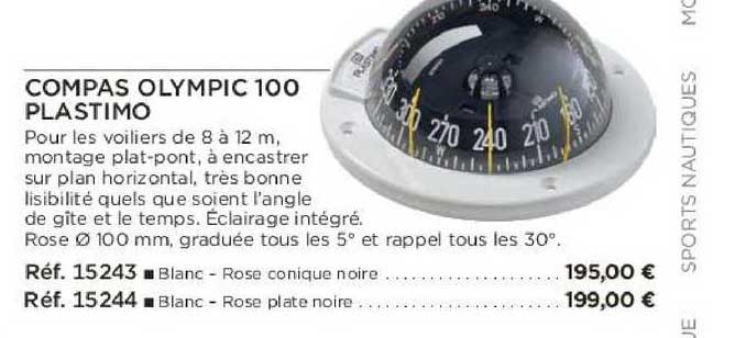 compas olympic 100 plastimo