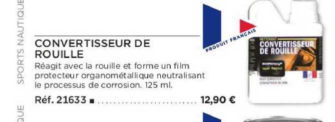 convertisseur de rouille