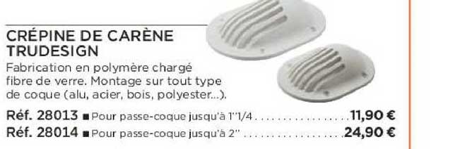crépine de carène trudesign