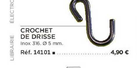 crochet de drisse