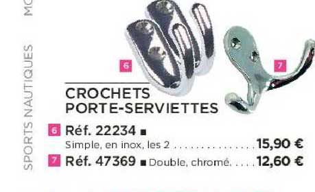 crochets porte-serviettes