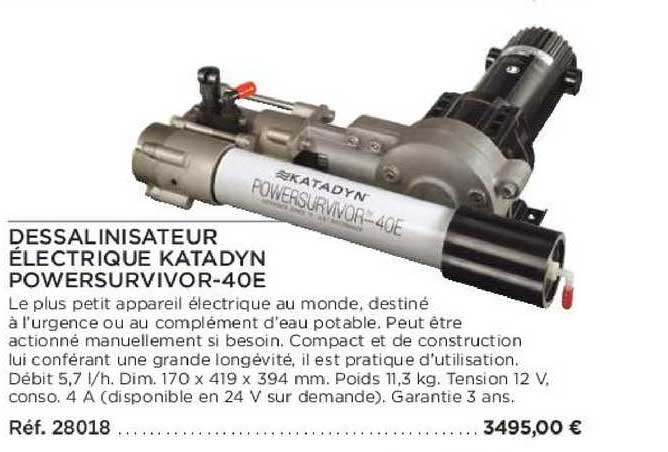 dassalinisateur électrique katadyn powersurvivor-04e