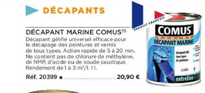 décapant marine comus