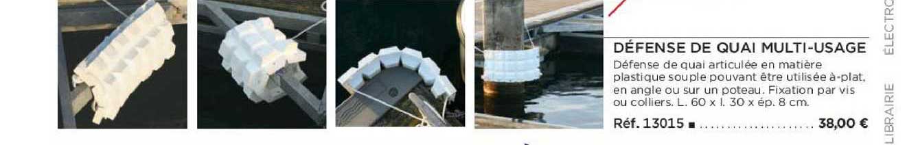défense de quai multi-usage