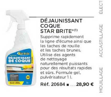 déjaunissant coque star brite