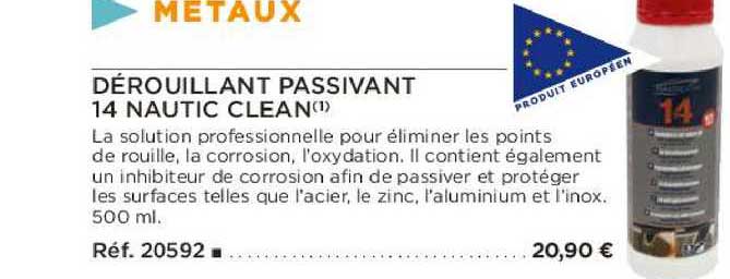 dérouillant passivant 14 nautic clean