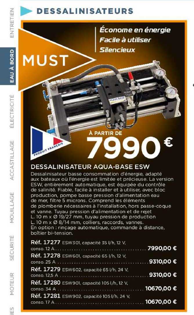 dessalinisateur aqua-base esw
