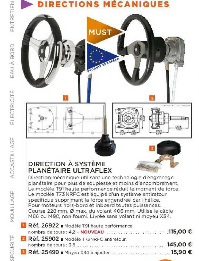 direction à système planétaire ultraflex