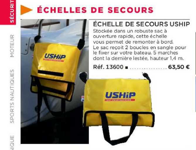 échelle de secours uship