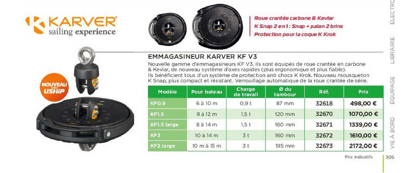 emmagasineur karver kf v3