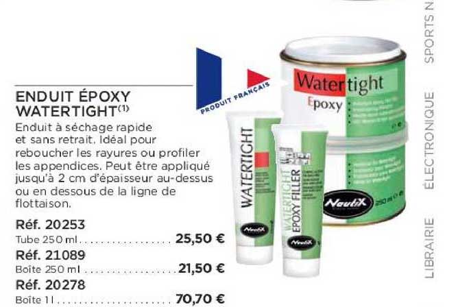 enduit époxy watertight