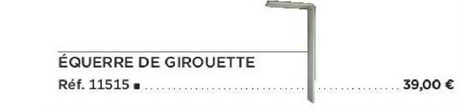 équerre de girouette
