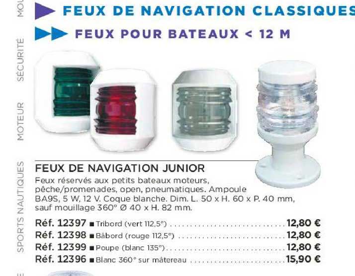 feux de navigation junior