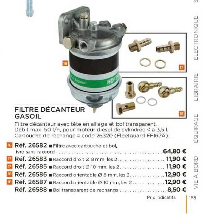 filtre décanteur gasoil