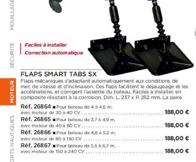 flaps smart tabs sx