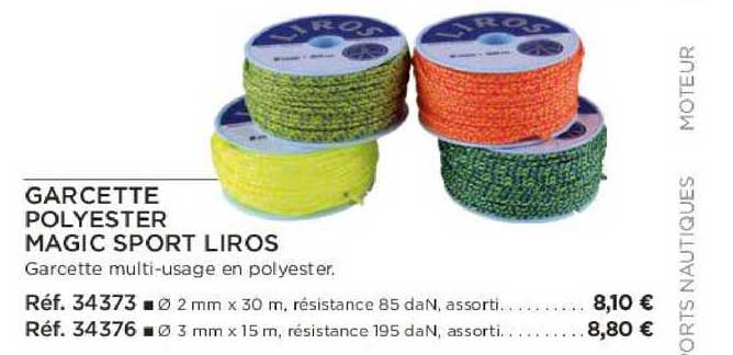 garcette polyester magic sport liros