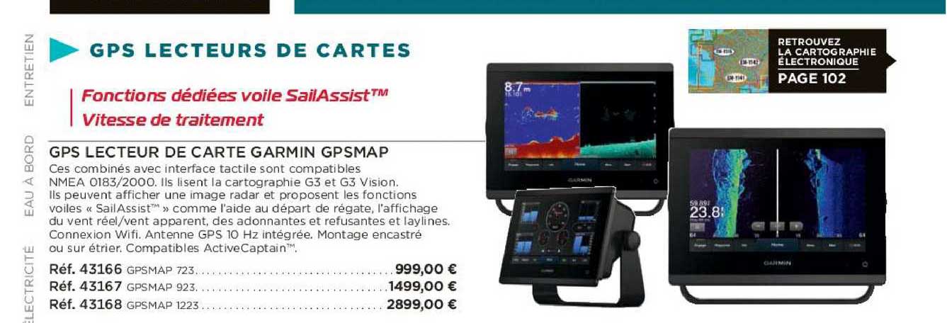 gps lecteur de carte garmin gpsmap