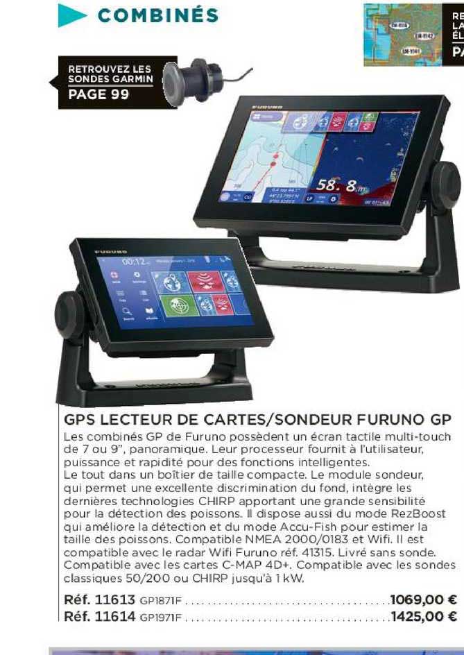 gps lecteur de cartes sondeur furuno gp