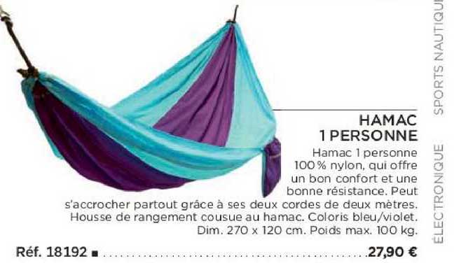 hamac 1 personne