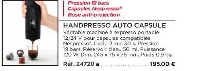 handpresso auto capsule