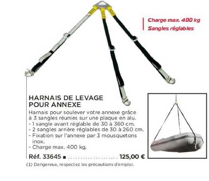 harnais de levage pour annexe