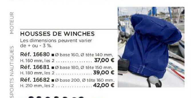 housses de winches