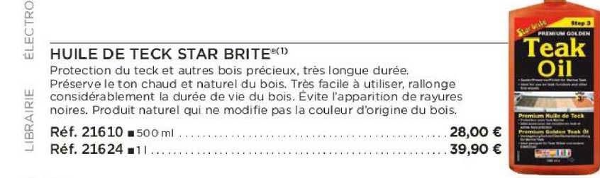 Huile De Teck Star Brite